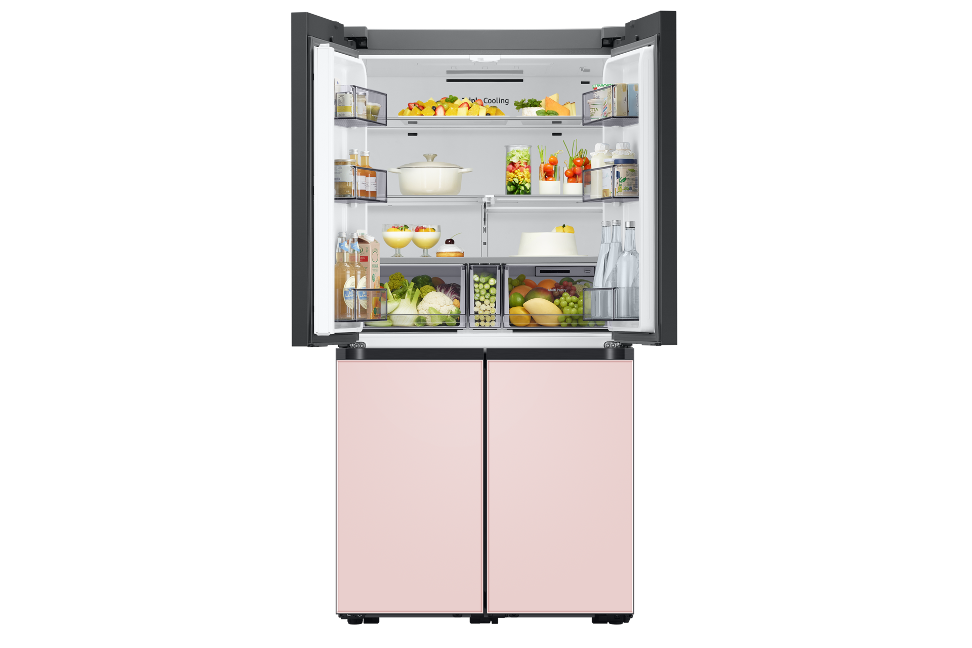 front-open-with-food White