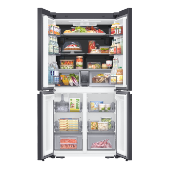 front-open-with-food Shimmer Charcoal