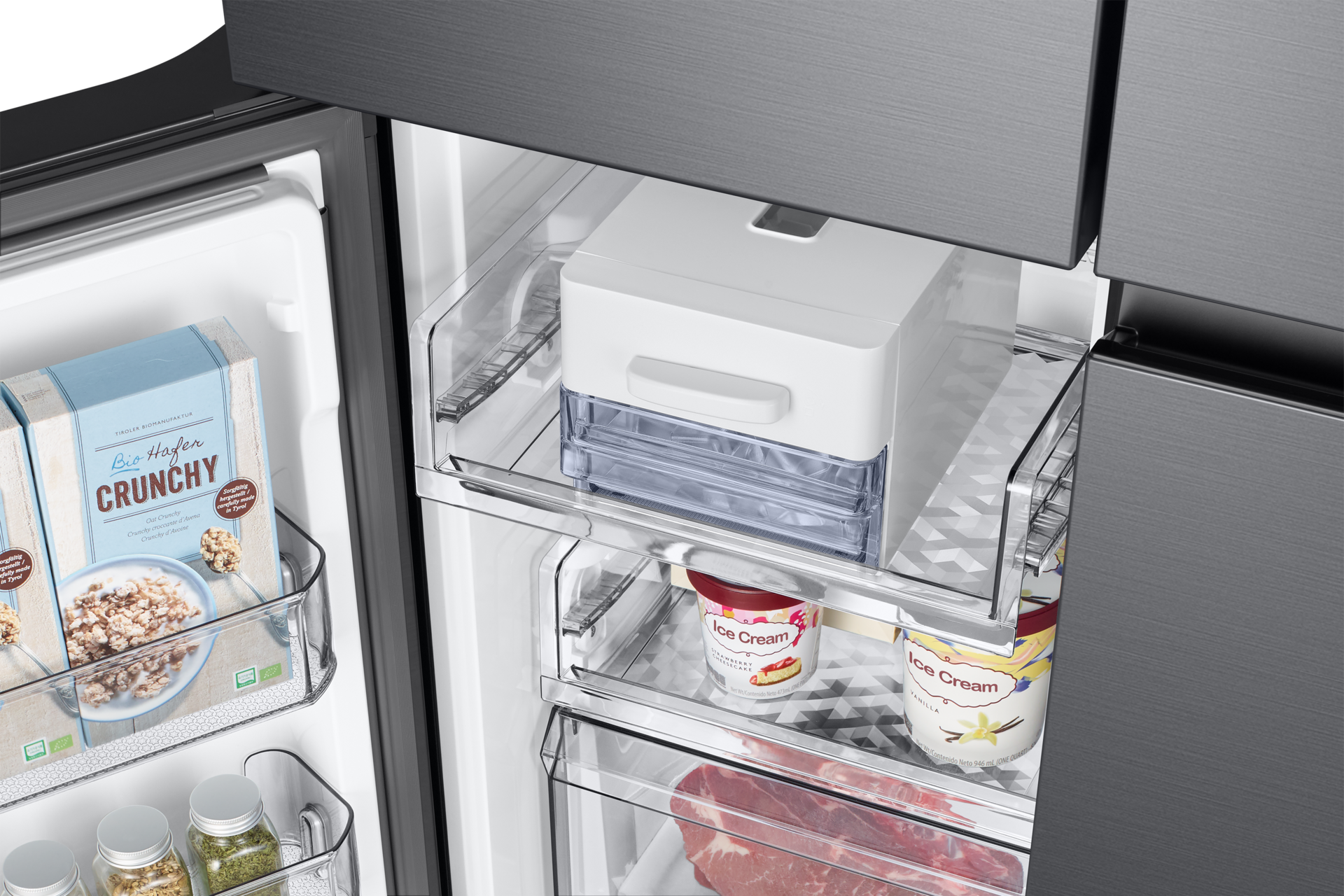 freezer-ice-ice-bucket Black