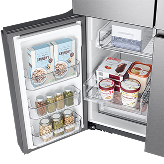 freezer-sliding-shelf-detail Silver