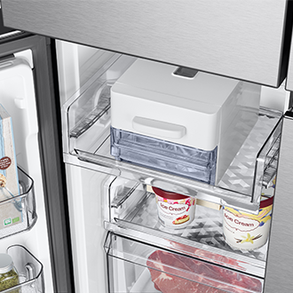 freezer-ice-ice-bucket Silver