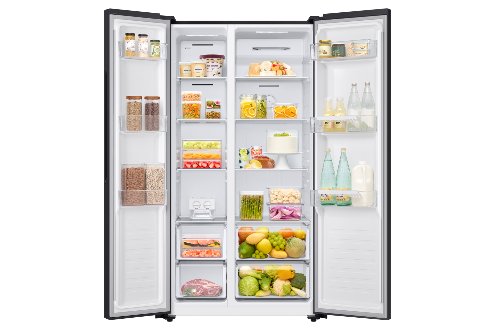 front-open-with-food Black