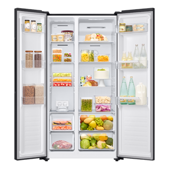 front-open-with-food Black