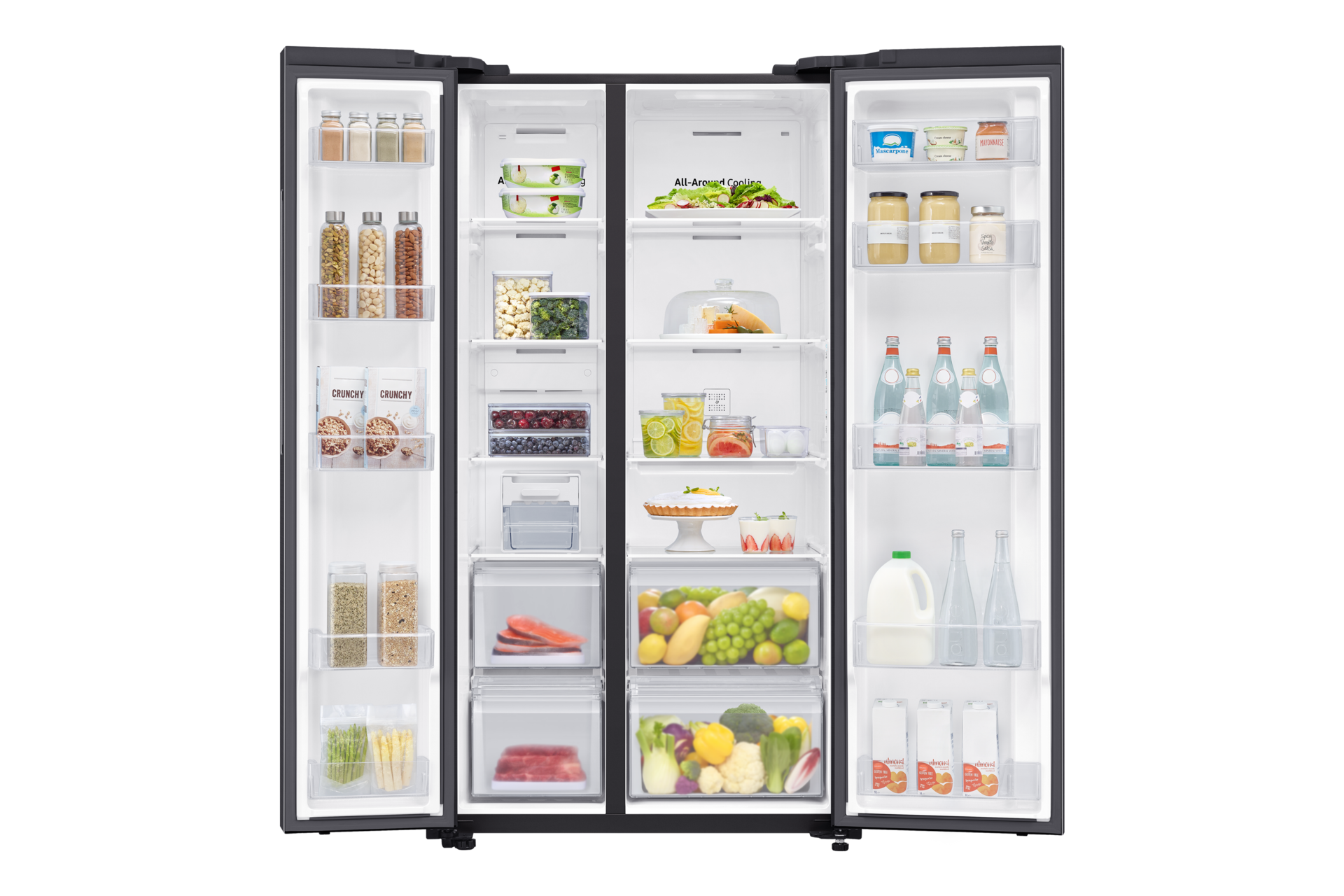 front-open-with-food Black