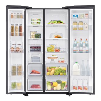 front-open-with-food Black