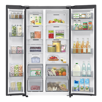 front-open-with-food Black Doi