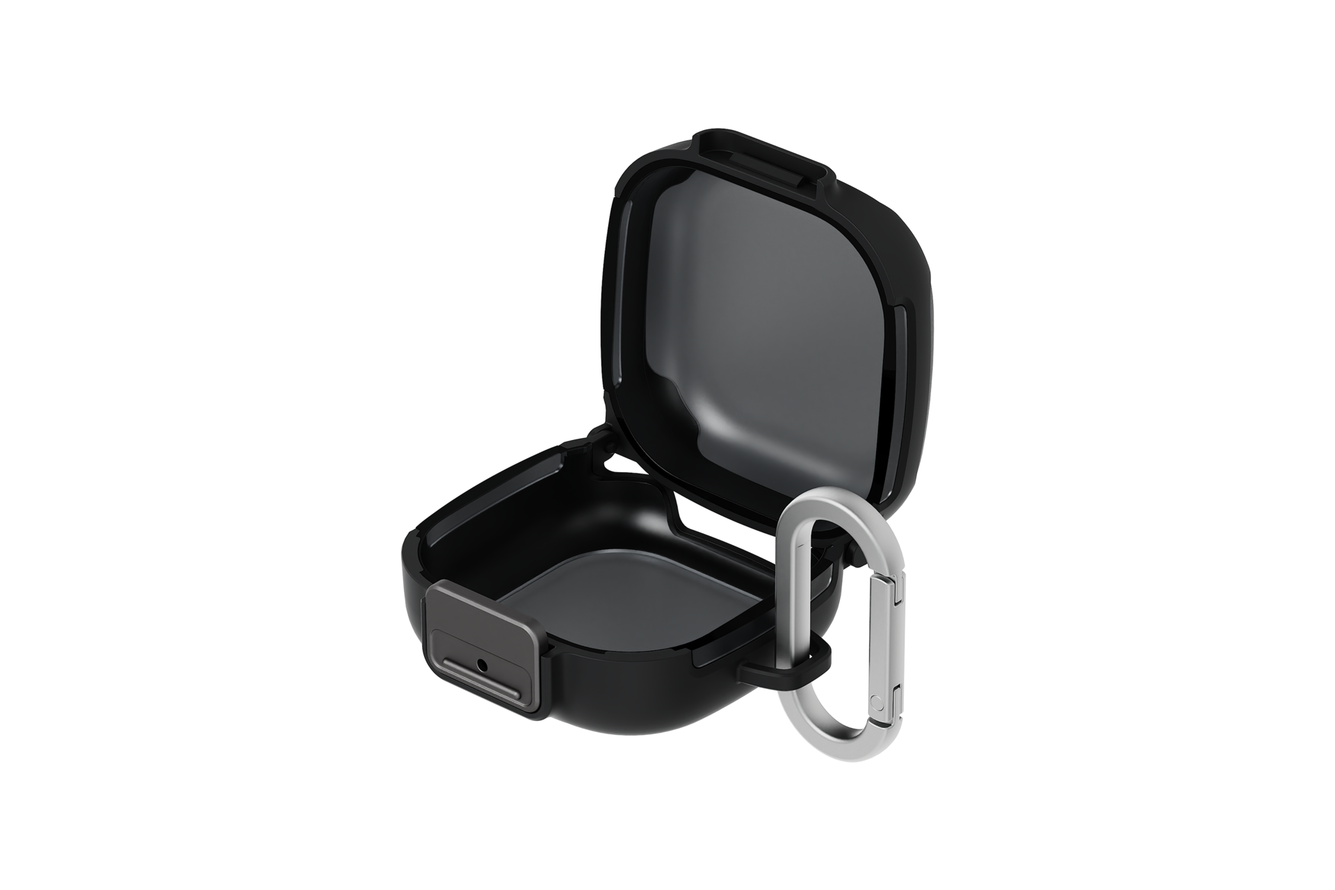 Galaxy Buds4 | Buds4 Pro 带登山扣保护壳 FrontOpen Black 