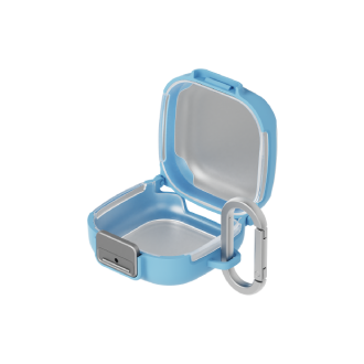 Galaxy Buds4 | Buds4 Pro 带登山扣保护壳 FrontOpen Sky Blue 