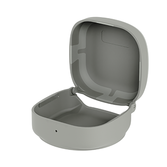 Galaxy Buds4 | Buds4 Pro 磁吸支架保护壳 FrontOpen Gray 