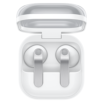 Galaxy Buds4 Case-Opened White 