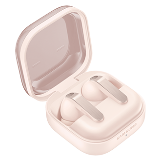 Galaxy Buds4 Pro 三星商城专属颜色 Case-Opened-Side Pink Gold 