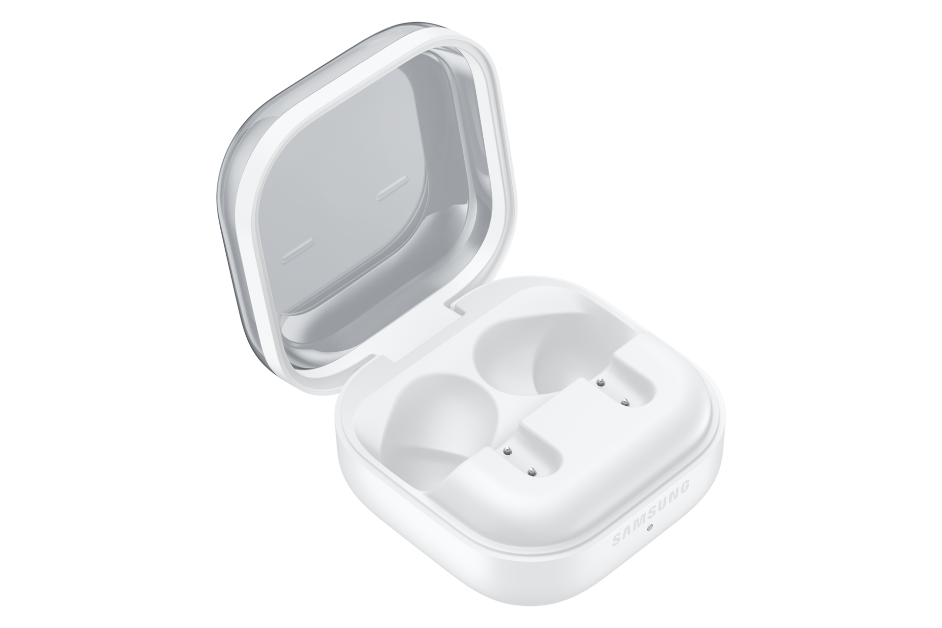Galaxy Buds4 Pro Case-Opened-w-o-units White 