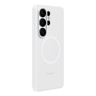 Galaxy S26 Ultra 硅胶磁吸保护壳 Dynamic White 