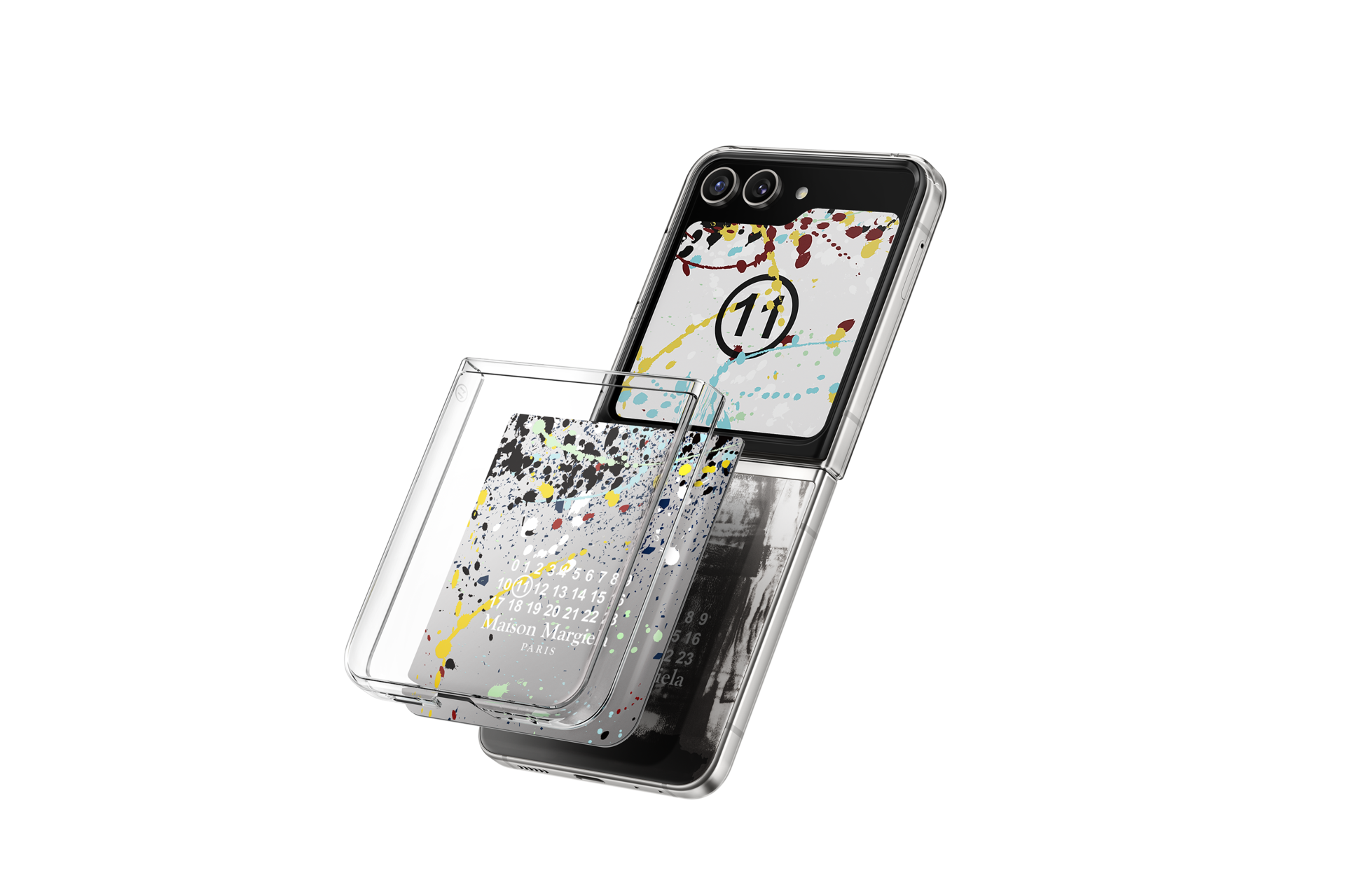 flipcard-combo-paint Maison Margiela Silver