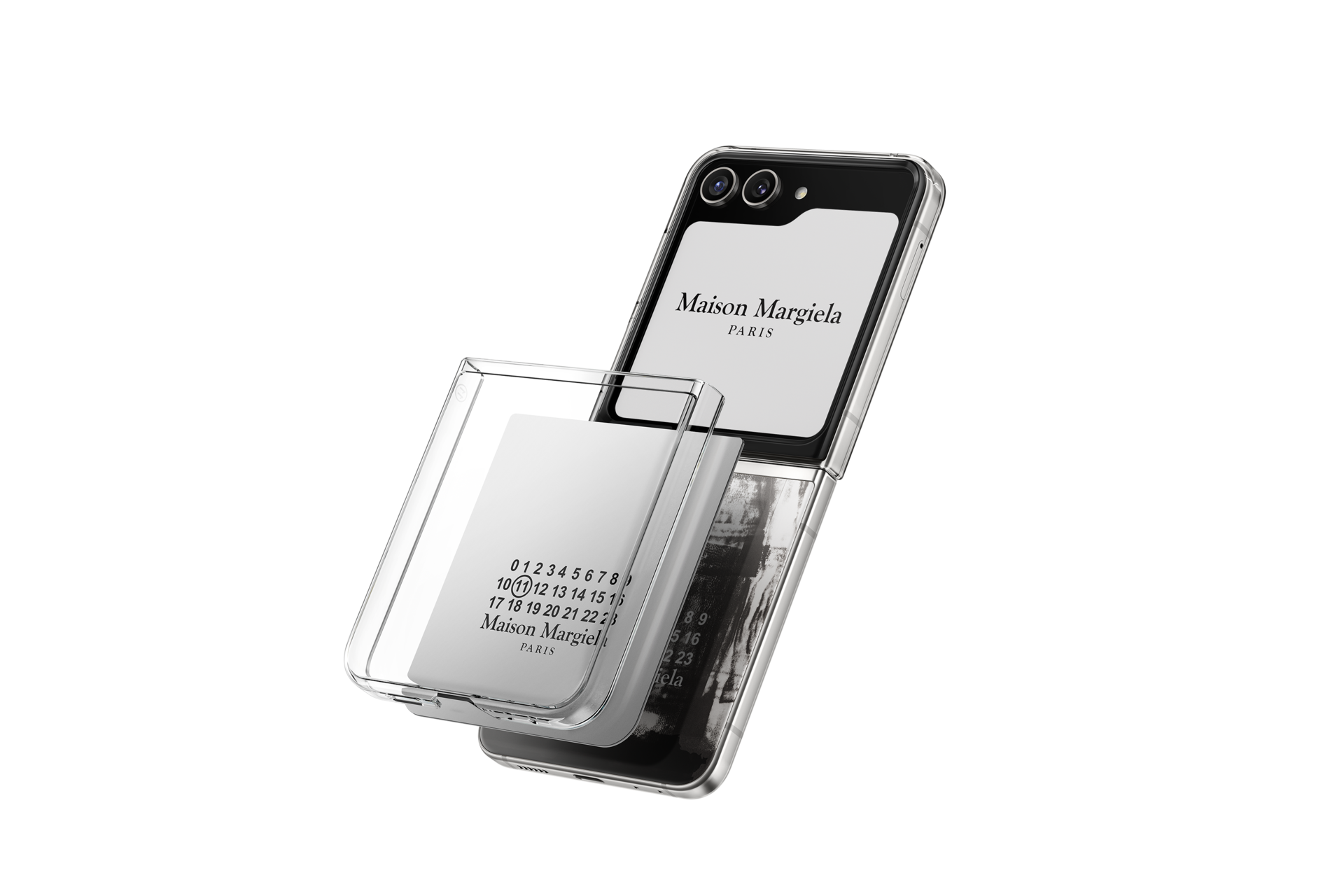 flipcard-combo-simplelogo Maison Margiela Silver