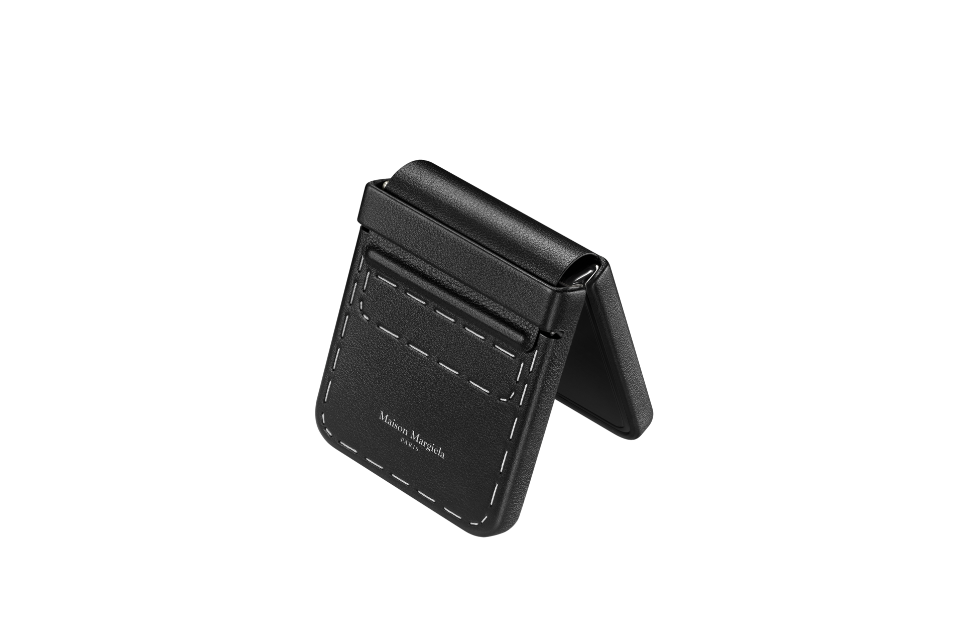 leathercase-folded Maison Margiela Silver