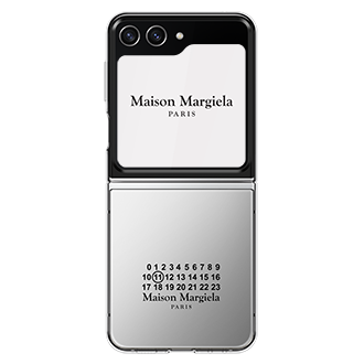 openback-flipcard-simplelogo Maison Margiela Silver
