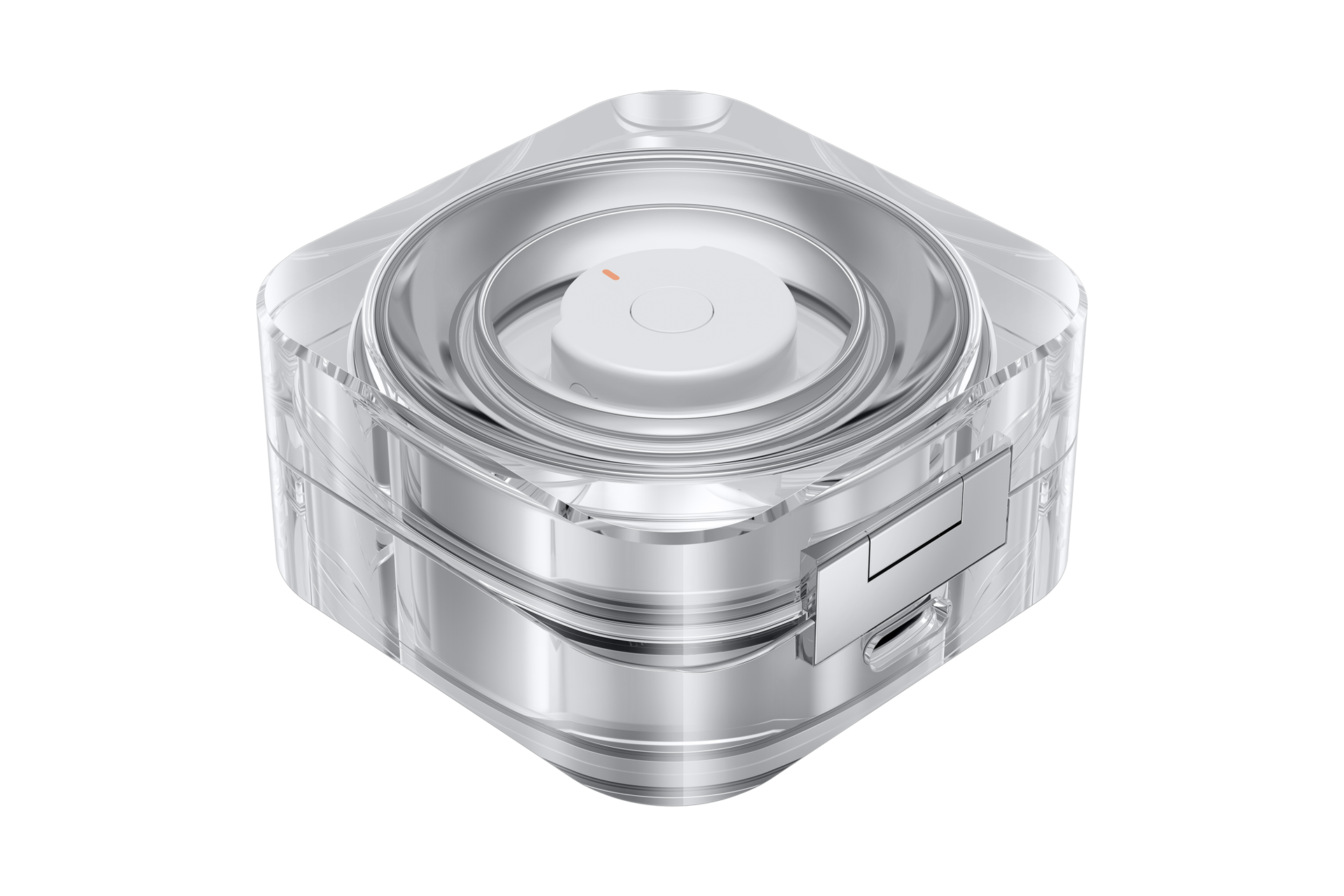 closed-wo--ring Titanium Silver