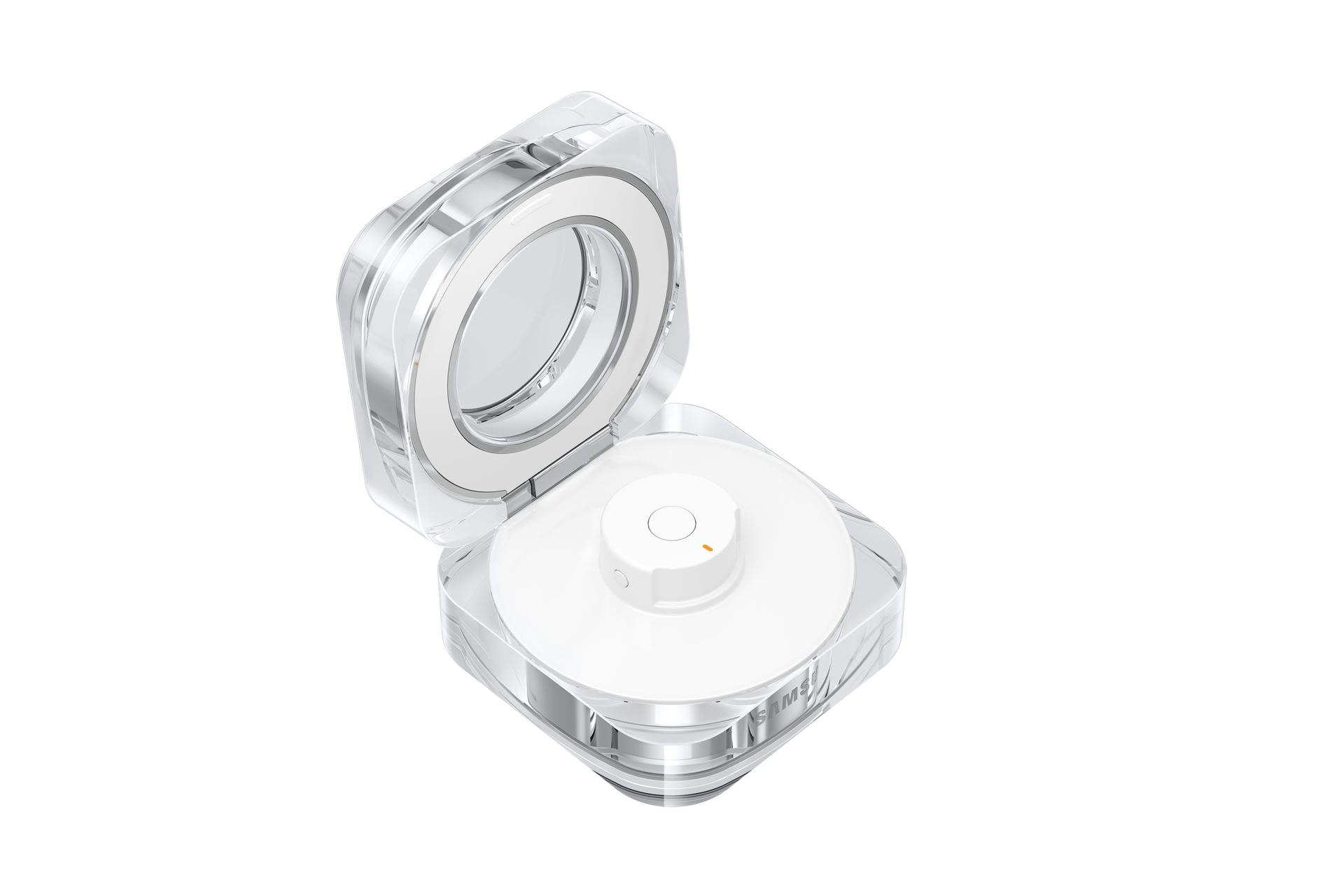opened-wo--ring Titanium Silver