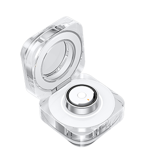 opened-w--ring Titanium Silver