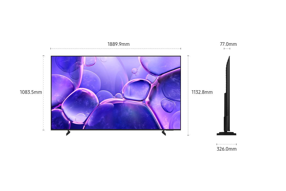 Crystal UHD电视 U8000F(2025) Black